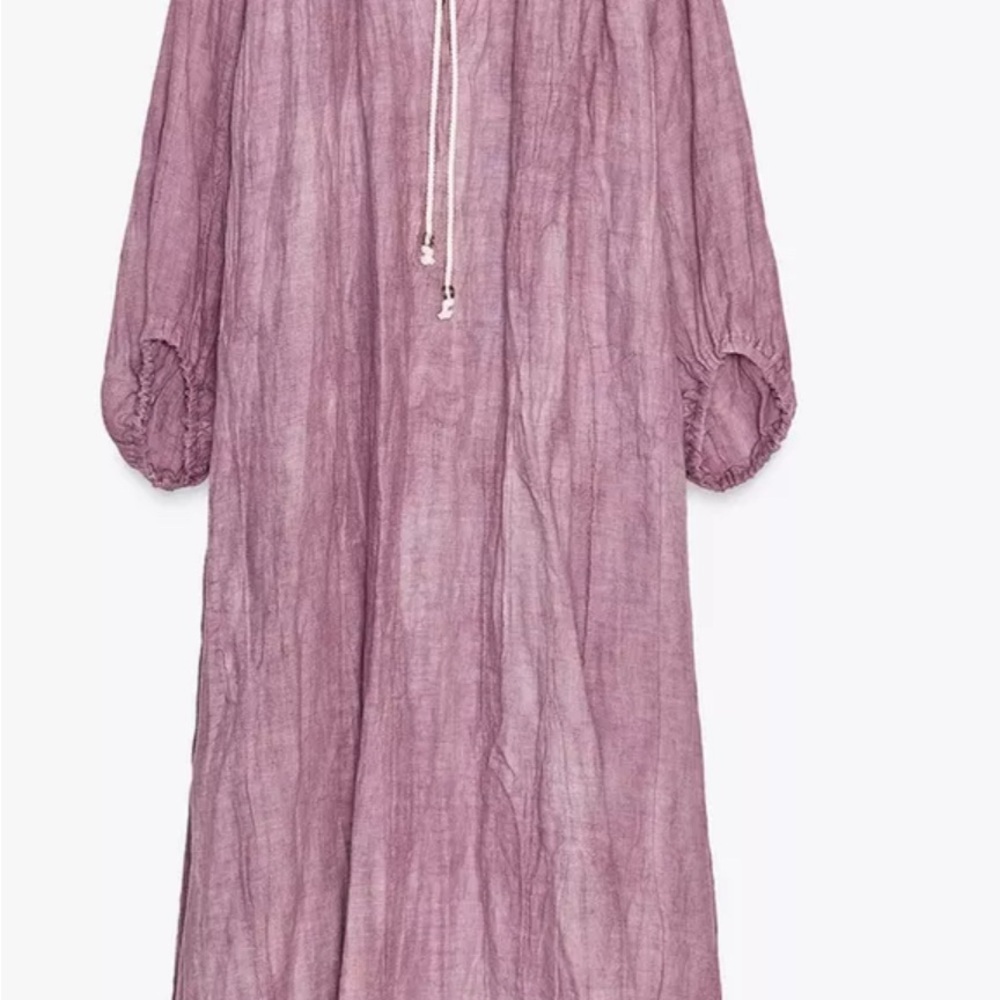 Brand new, high quality absolutely stunning 100% linen gorgeous dress,size Large - Picture 7 of 17